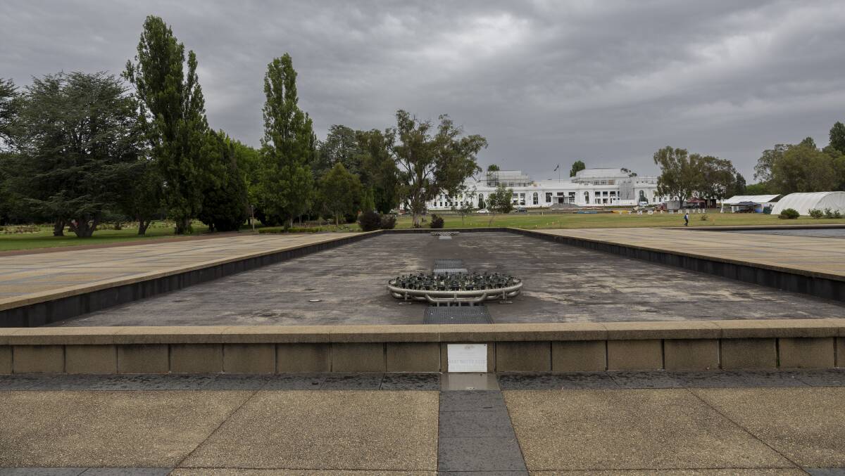 Work should start now on getting the Old Parliament House fountains working in time for the 2027 centenary. Picture by Gary Ramage