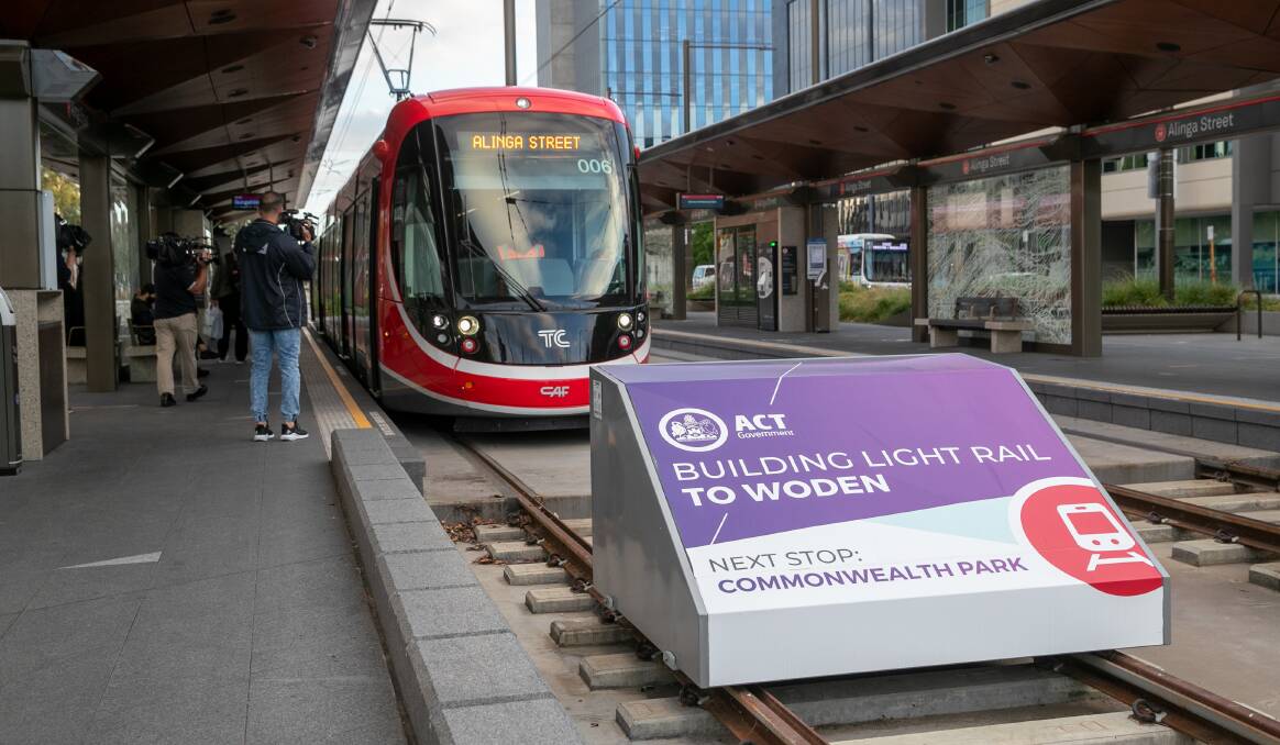 The Chief Minister's hopes of obtaining Commonwealth light rail funding have been dismissed as wishful thinking. Picture: Keegan Carroll