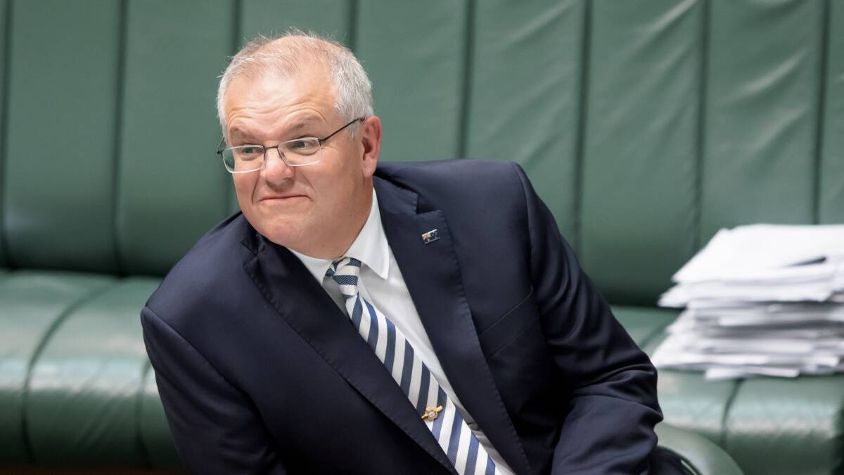 Scott Morrison. Picture: Sitthixay Ditthavong.