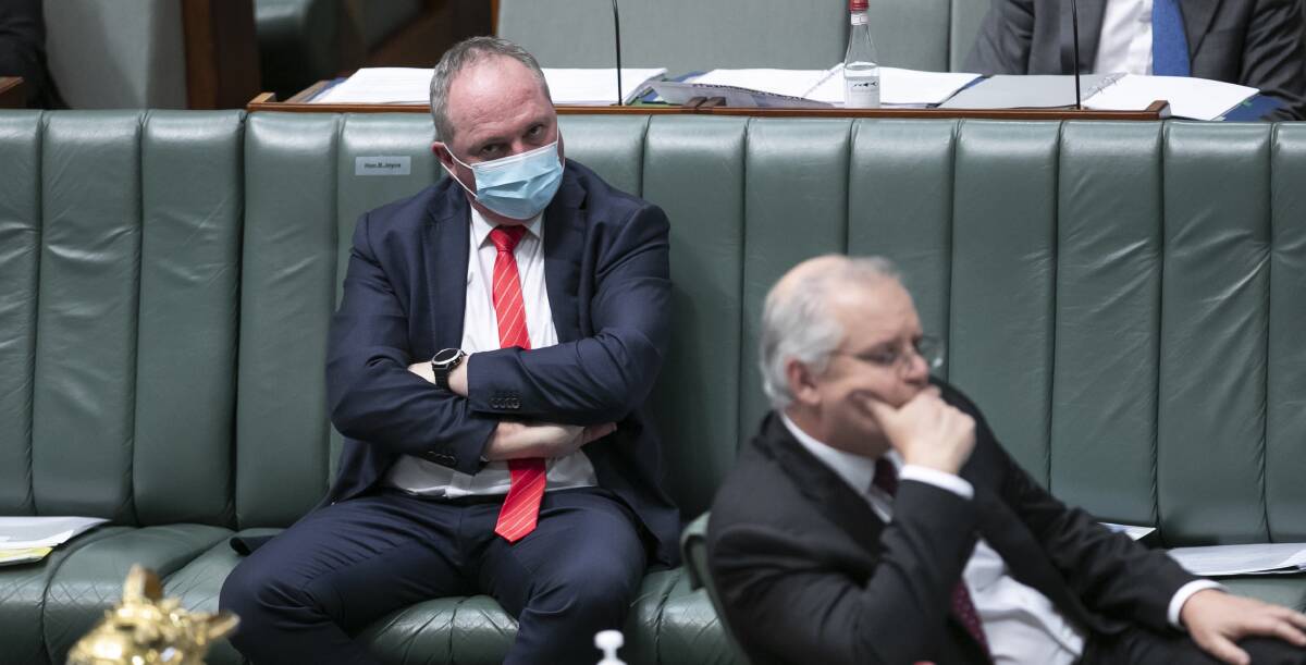 Barnaby Joyce has not covered the Nationals in glory on the climate change front. Picture: Sitthixay Ditthavong.
