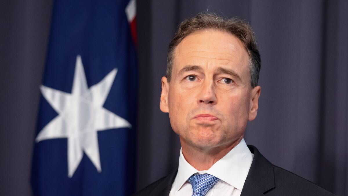 Health Minister Greg Hunt has appealed for Australians to stay calm and carry on. Picture: Sitthixay Ditthavong.