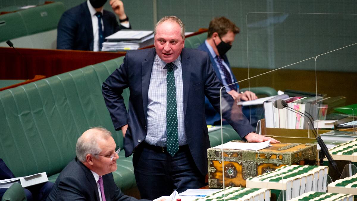 Barnaby Joyce has taken political irony to new heights. Picture: ACM image.