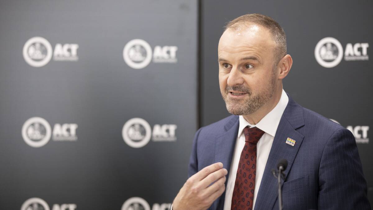 Andrew Barr's government has taken a measured approach to enforcement. Picture: Sitthixay Ditthavong