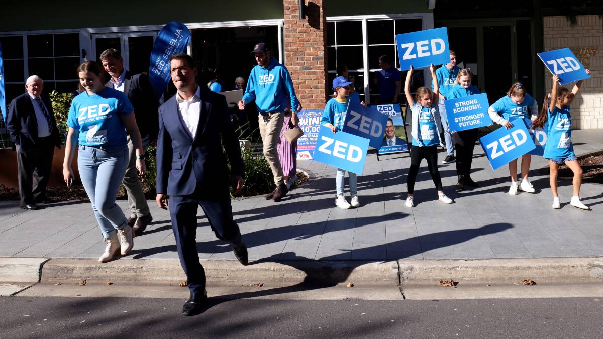 It was obvious the Monday after the election that Zed Seselja could not win.
Picture: James Croucher