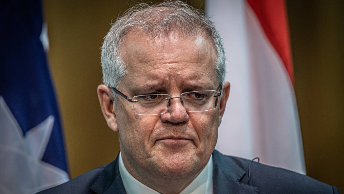 Scott Morrison has highlighted the need to get young people into work. Picture: Karleen Minney