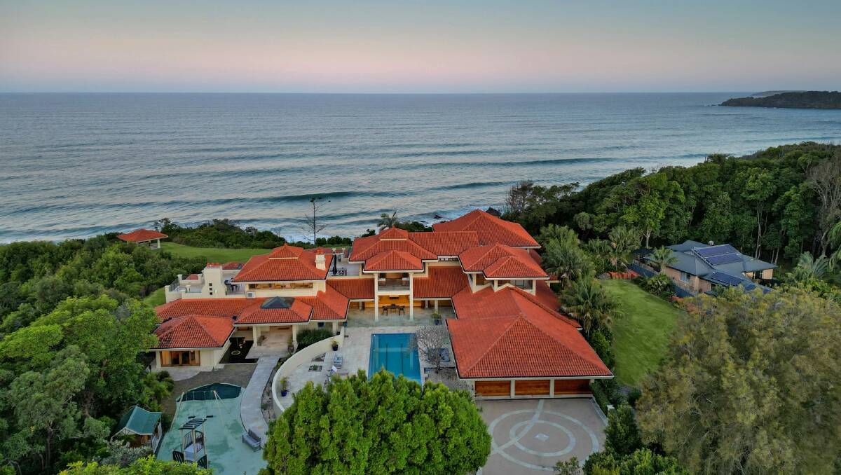 The property includes a 25-metre lap pool and there's also a children's playground. Photo from property listing.