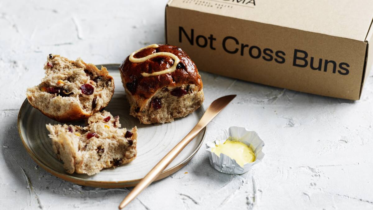 Sonoma's not cross buns are available this week from a special pop-up. Picture: Supplied