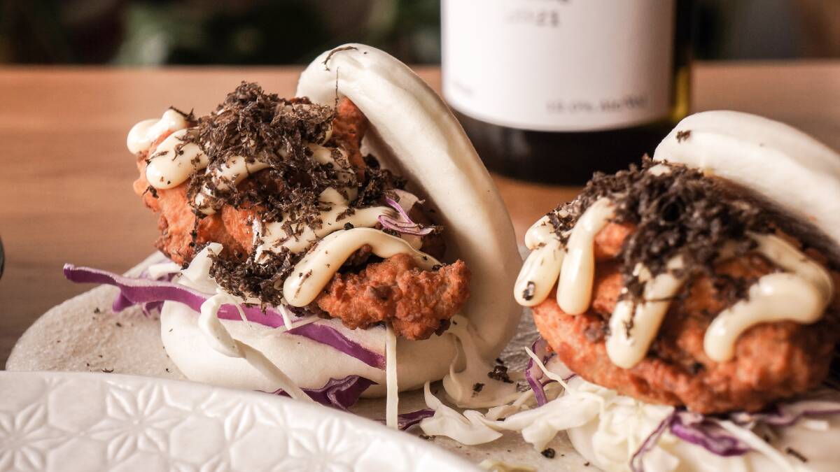 Super Bao's fried chicken bao. Picture: Supplied