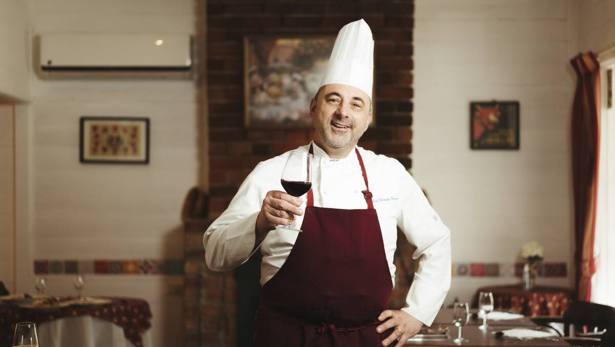  Owner and head chef Christophe Gregoire. 