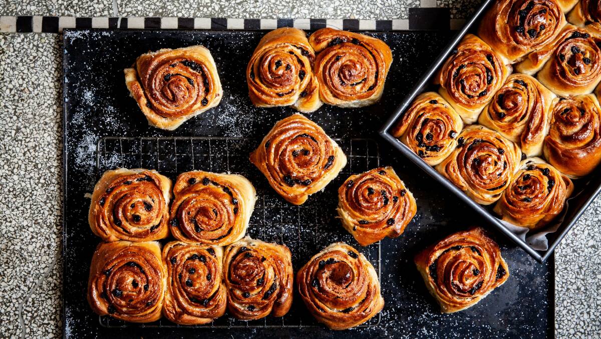 Chelsea buns. Picture: Supplied