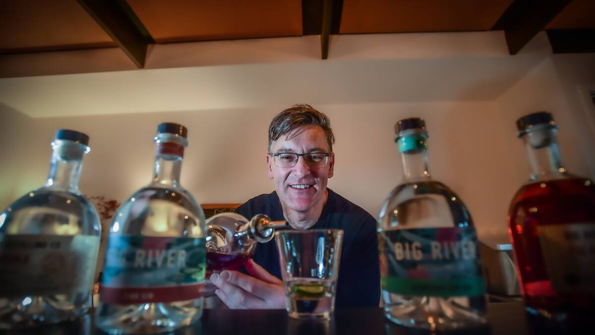 Clyde Morton's background in science and winemaking have been helpful in his gin career. Picture: Karleen Minney