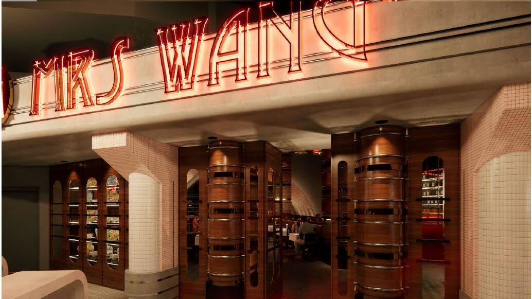 The fitout of Mrs Wang Chinese restaurant is inspired by 1930s design. Picture supplied