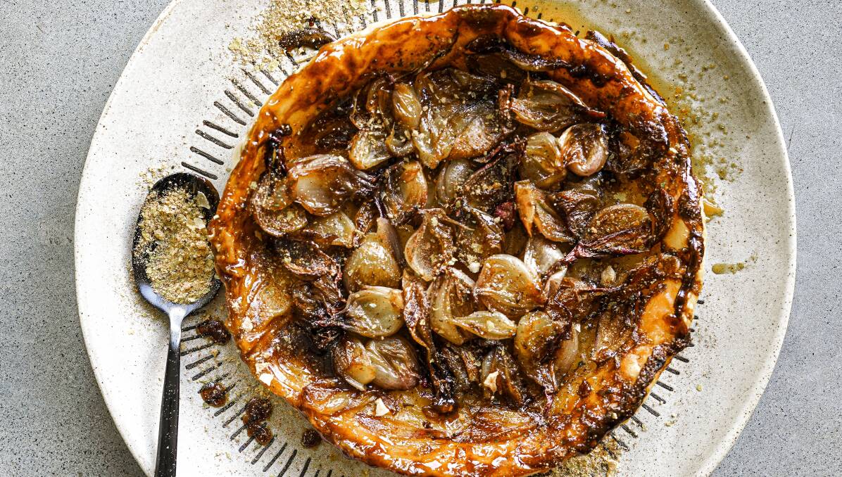 Forget hot chips, use your chicken salt in this tarte tatin. Picture by Katrina Meynink