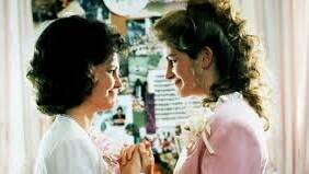 Sally Field and Julia Roberts in Steel Magnolias. Picture: Supplied