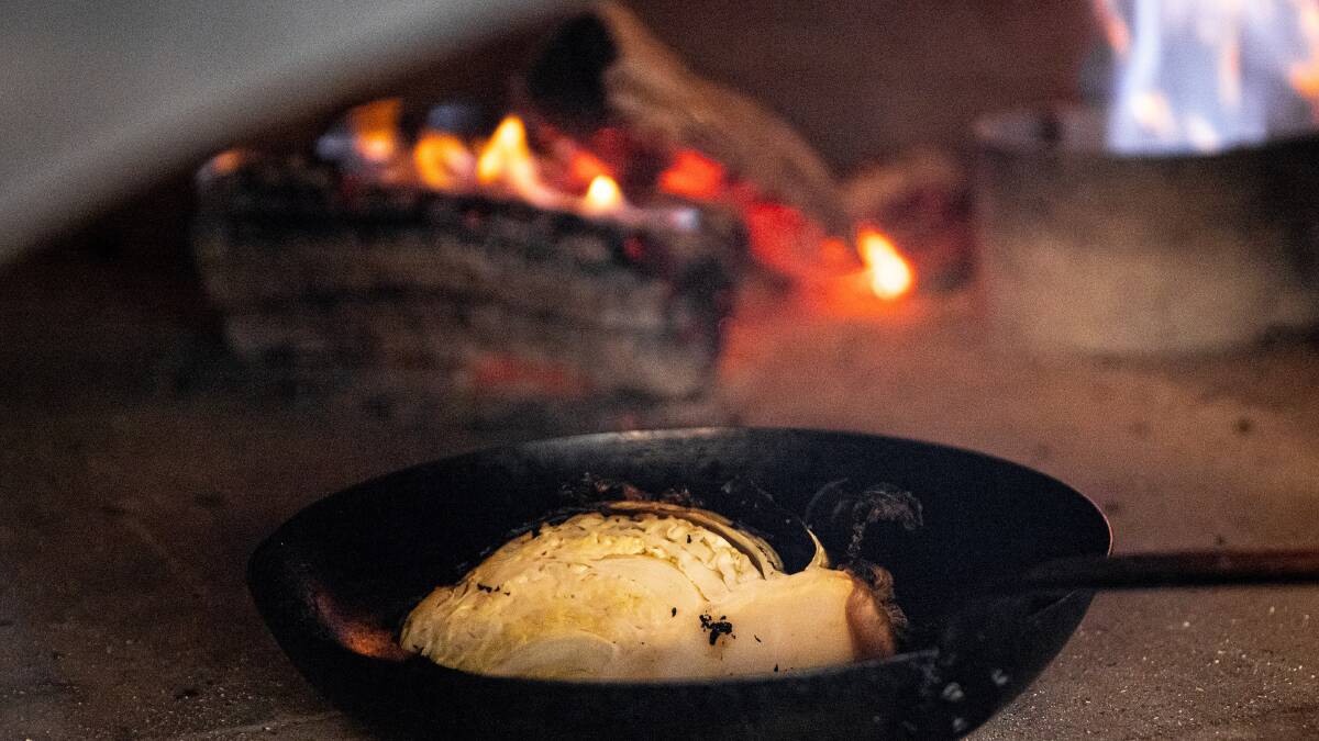 The wood-fired oven will feature in many dishes. Picture: Megann Evans