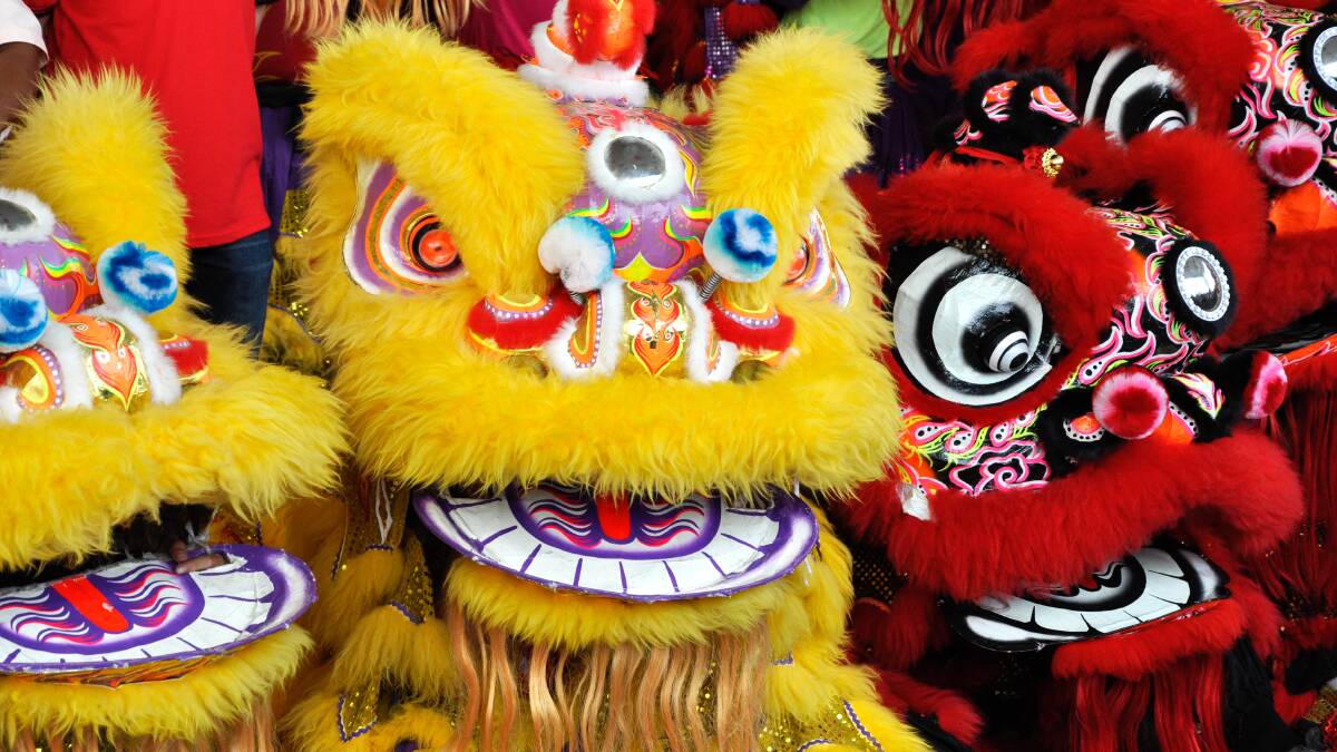 There'll be lion dancers from one end of the city to the other. Picture: Supplied