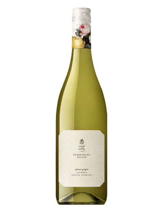 Tread Softly pinot grigio is a robust white wine. Picture supplied 