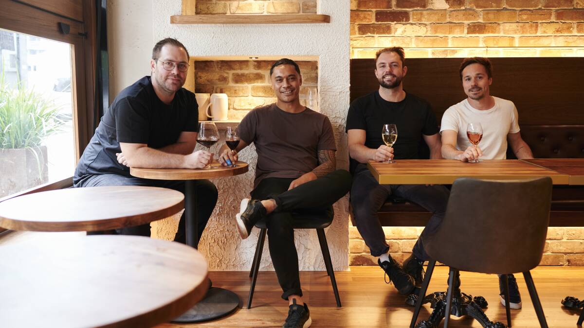 Owners Josh Smith-Thirkell, Marcellus Heleta, Will Fisher and Paolo Sossi. Picture by Pew Pew Studio 