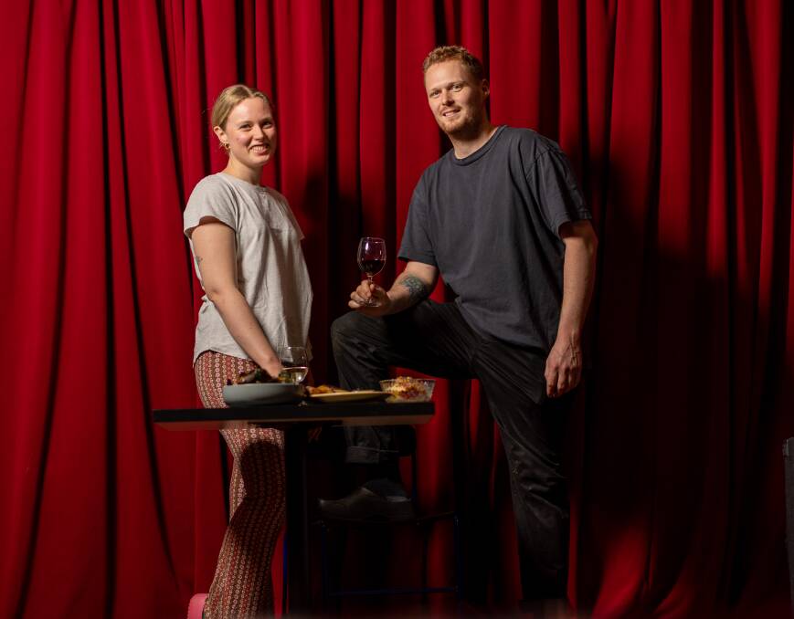Chefs Jasmine Sawa and Chris Lenard. Picture by Gary Ramage