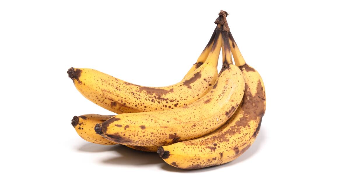 For bananas that are getting overripe, cut into chunks and freeze in a container to use in banana bread. Picture Shutterstock