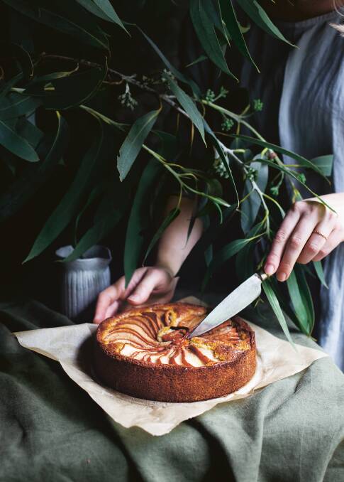 Spiced pear and semolina cake. Picture Tilly Pamment
