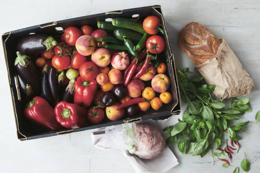 This summer shopping basket can be used to make several main meals as well as sides, sweets and preserves. Picture: Cath Muscat