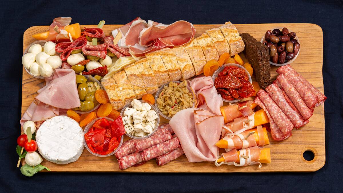 Make entertaining easy with a grazing platter from The Merchant's Feast. Picture: Supplied