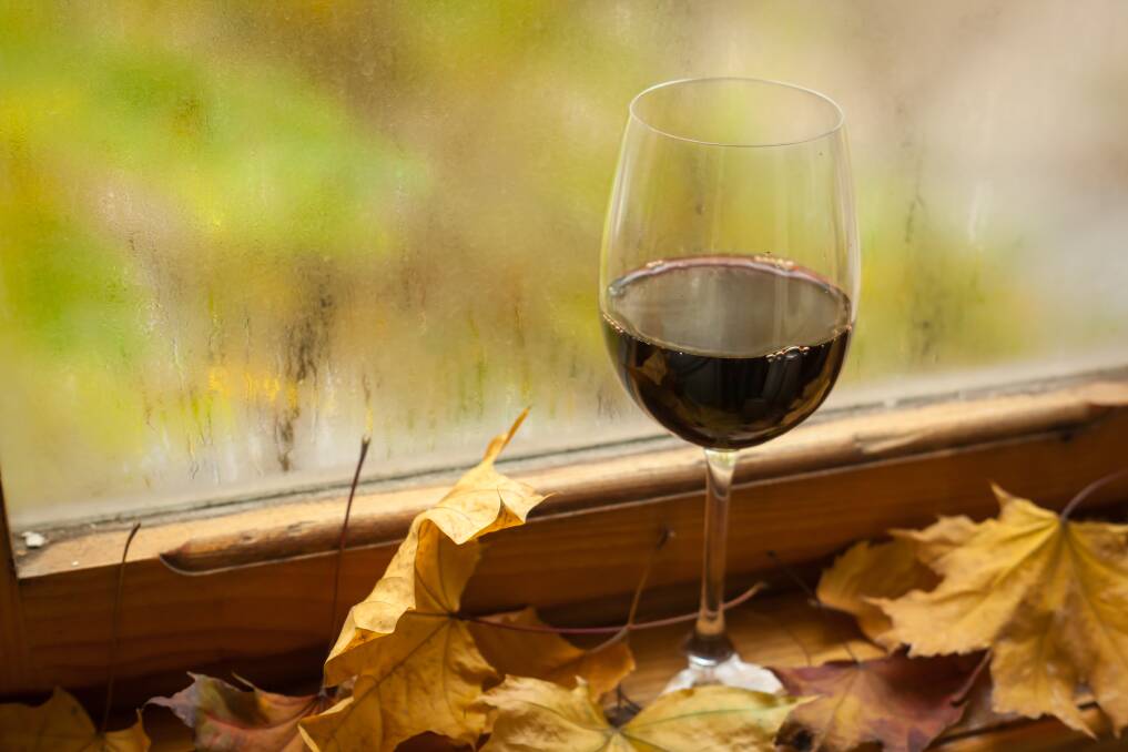 Autumn is the perfect season to retreat with a lighter bodied red wine. Picture: Shutterstock.
