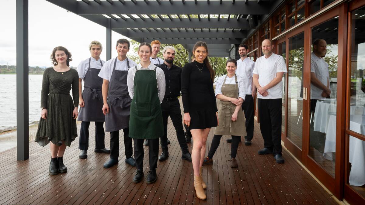 The team from restaurant of the year, The Boat House. Picture by Elesa Kurtz