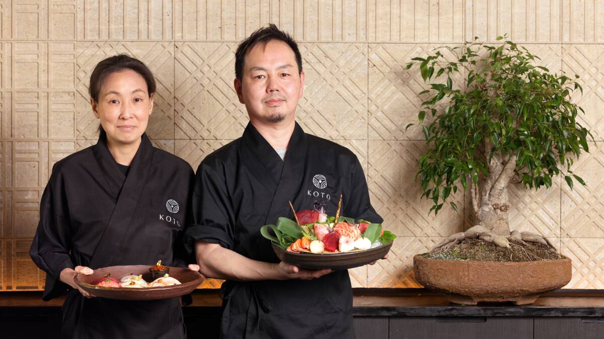 Chef Shinya Nakano will work alongside his wife Satomi Nakano at Koto. Picture by Sitthixay Ditthavong