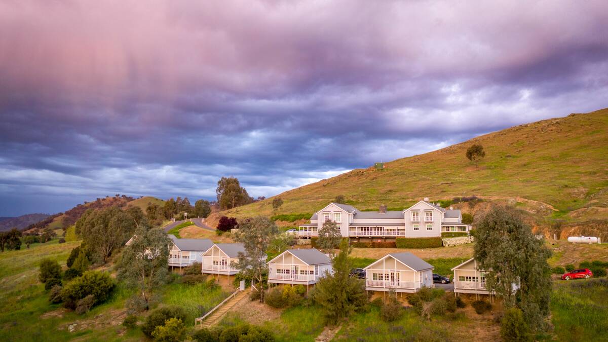 Nimbo Fork Lodge is nestled on the banks of the Tumut River. Picture: Supplied 