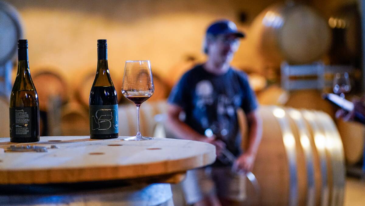 Bryan Martin's Ravensworth winery scored well for its A Long Way Around chenin blanc. Picture: Fran Marshall