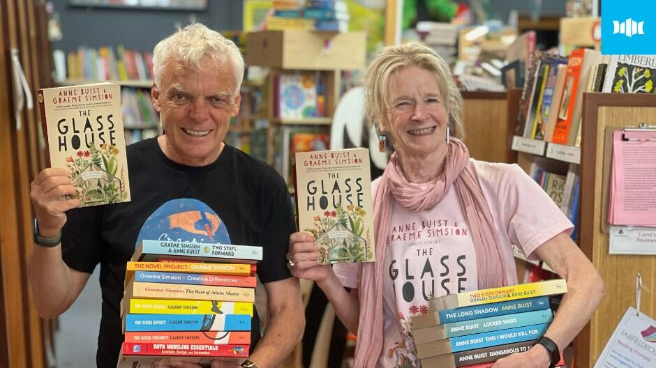 Graeme Simsion and Anne Buist are on a national bookshop tour. Picture supplied