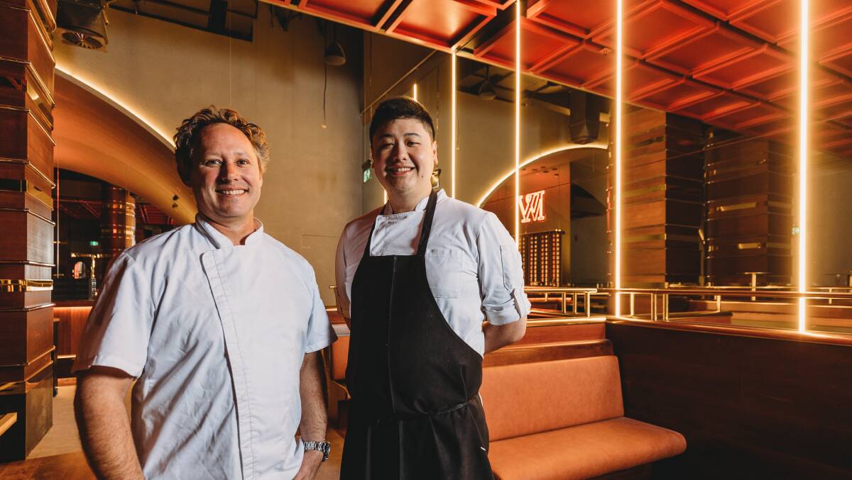 Chefs Shaun Presland and Gerald Ong are leading the kitchens in the second-stage of Tiger Lane. Picture supplied