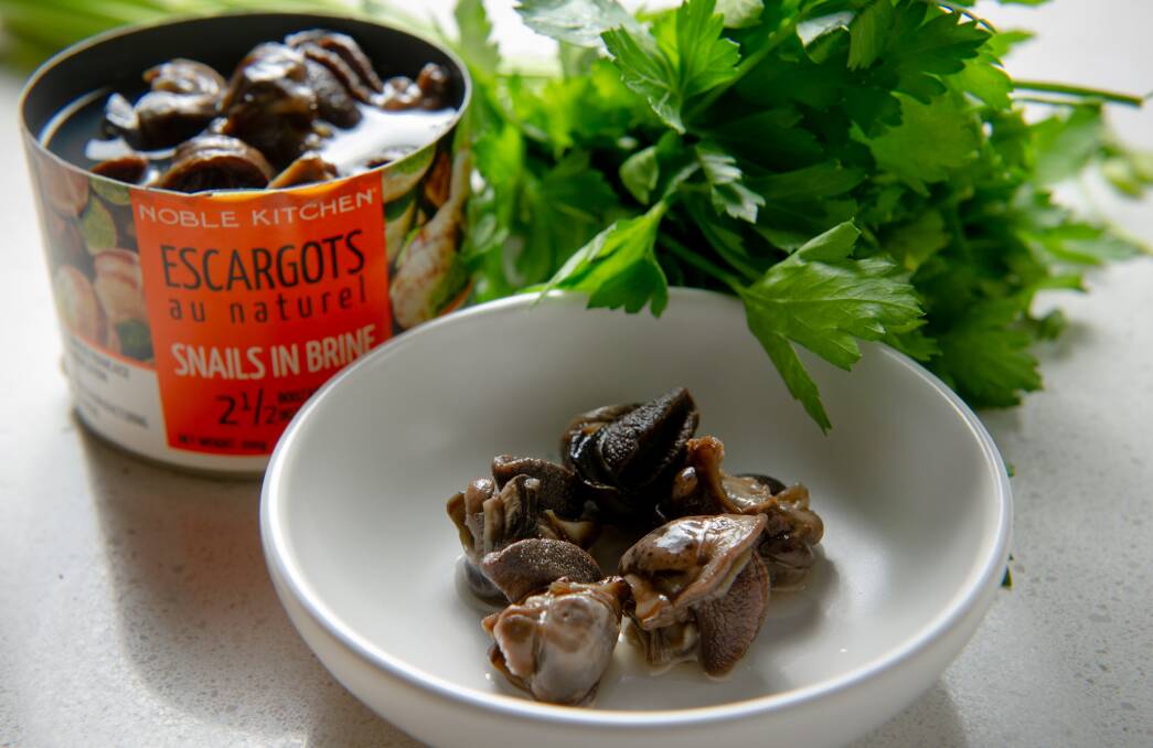 Escargots are available in a can from The Essential Ingredient in Kingston. Picture by Elesa Kurtz