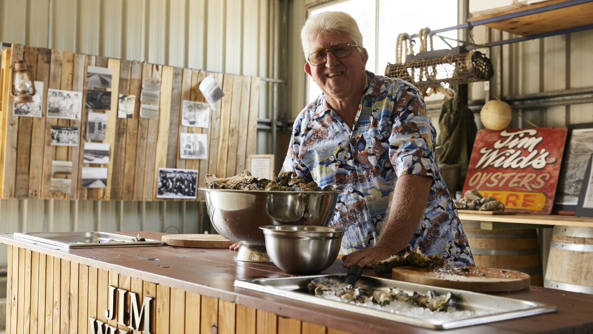 Jim Wild might even shuck you some of his oysters. Picture: Instagram