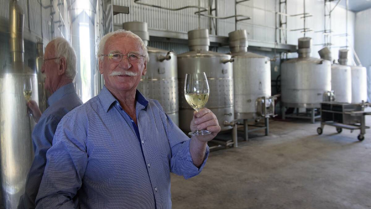 Ken Helm's vineyard scored well for its wines. Picture: Fran Marshall