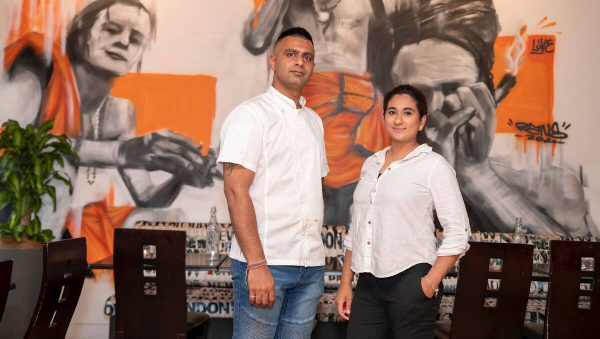 Puneet Bhatia and Neetu Dhawan of popular Indian restaurant GanJees are moving to Braddon. Picture: Supplied