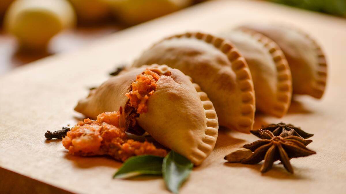 Vegetable curry puffs are the perfect addition to the picnic basket. Picture: Shutterstock