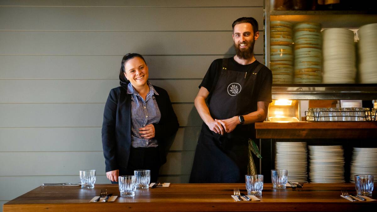 Restaurant manager Ayisha Dukali with head chef Matthew Ouwerkerk. Picture: Elesa Kurtz