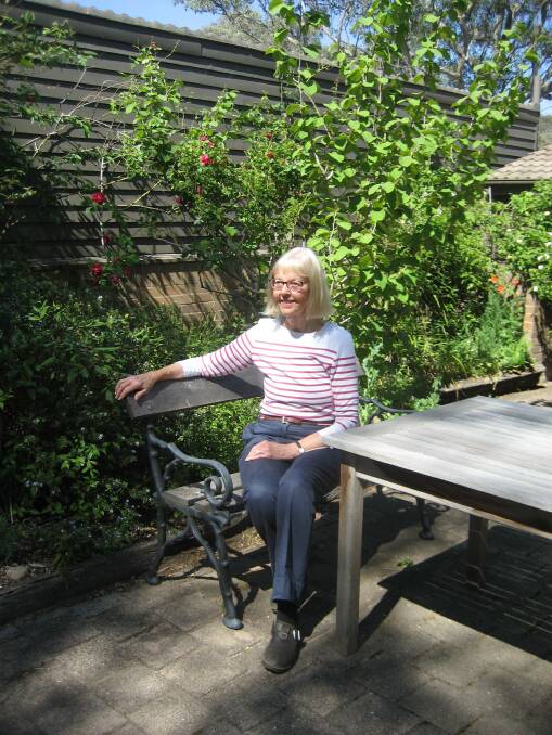 Susan Parsons in her own kitchen garden. Picture: Supplied