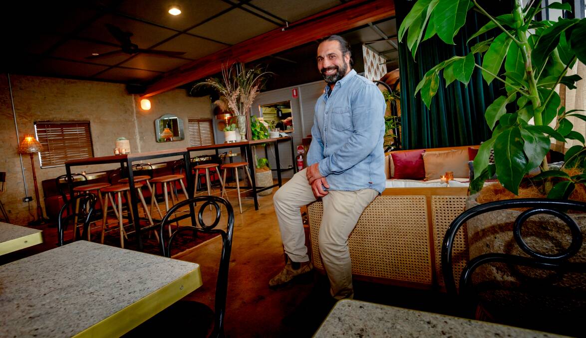 Frank Condi in the new Wakefield's Bar and Wine Room at Edgar's. Picture: Elesa Kurtz