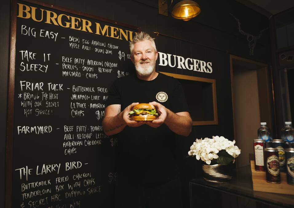 Will Cowie, owner of the Hungry Brown Cow Cafe in Holt, is hosting a fundraiser after an horrific car accident in his family. Picture: Dion Georgopoulos