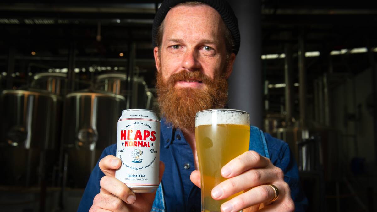 Andy Miller is one of the co-founders of Heaps Normal beer. Picture: Elesa Kurtz