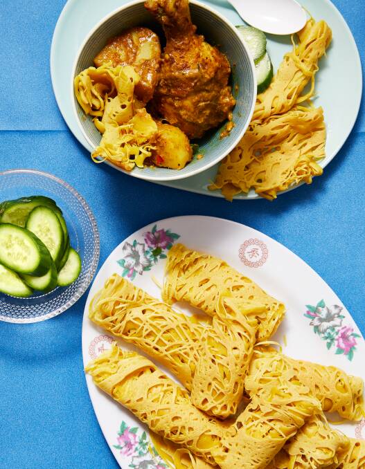 Roti jala - lacy pancakes. Picture: Supplied