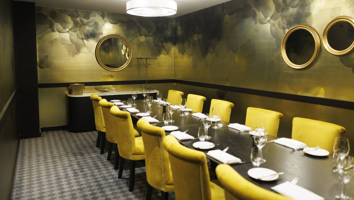 There are a selection of private dining rooms. Picture by Keegan Carroll