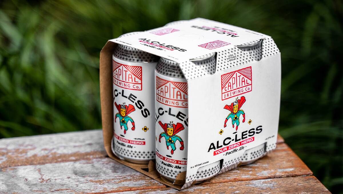 Capital Brewing Co.'s Alc-Less is a wise choice this Christmas. Picture supplied