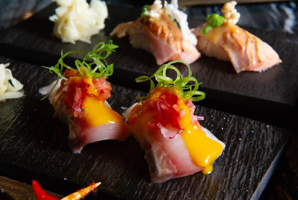 Sashimi will play an important part on the ever-changing menu. Picture: Elesa Kurtz