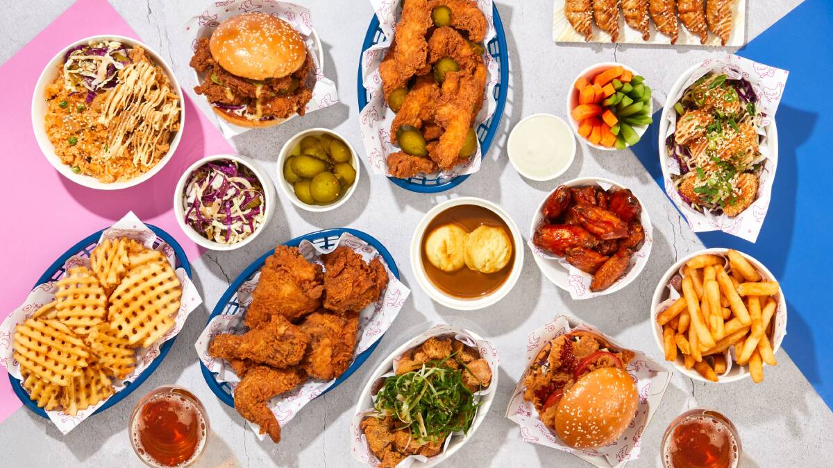 The menu at Southern Seoul Fried Chicken and Beer features a range of items. Picture: Supplied