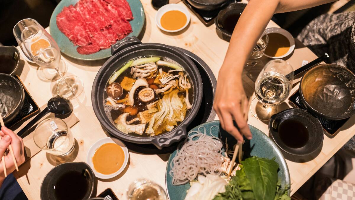 Enjoy a hot pot in one section of Taki at Tiger Lane. Picture by Ben Calvert